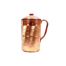 Load image into Gallery viewer, Pure Copper Water Jug Pitcher