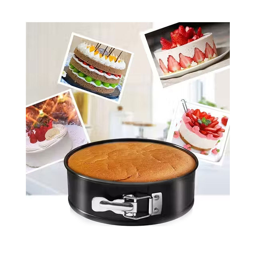 Cake Baking Combo 4 Pc set includes Round Cake Tin, Pizza Pan, Muffin Tray & Bred Loaf - 4 Pc Set