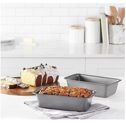 Cake Baking Combo 4 Pc set includes Round Cake Tin, Pizza Pan, Muffin Tray & Bred Loaf - 4 Pc Set