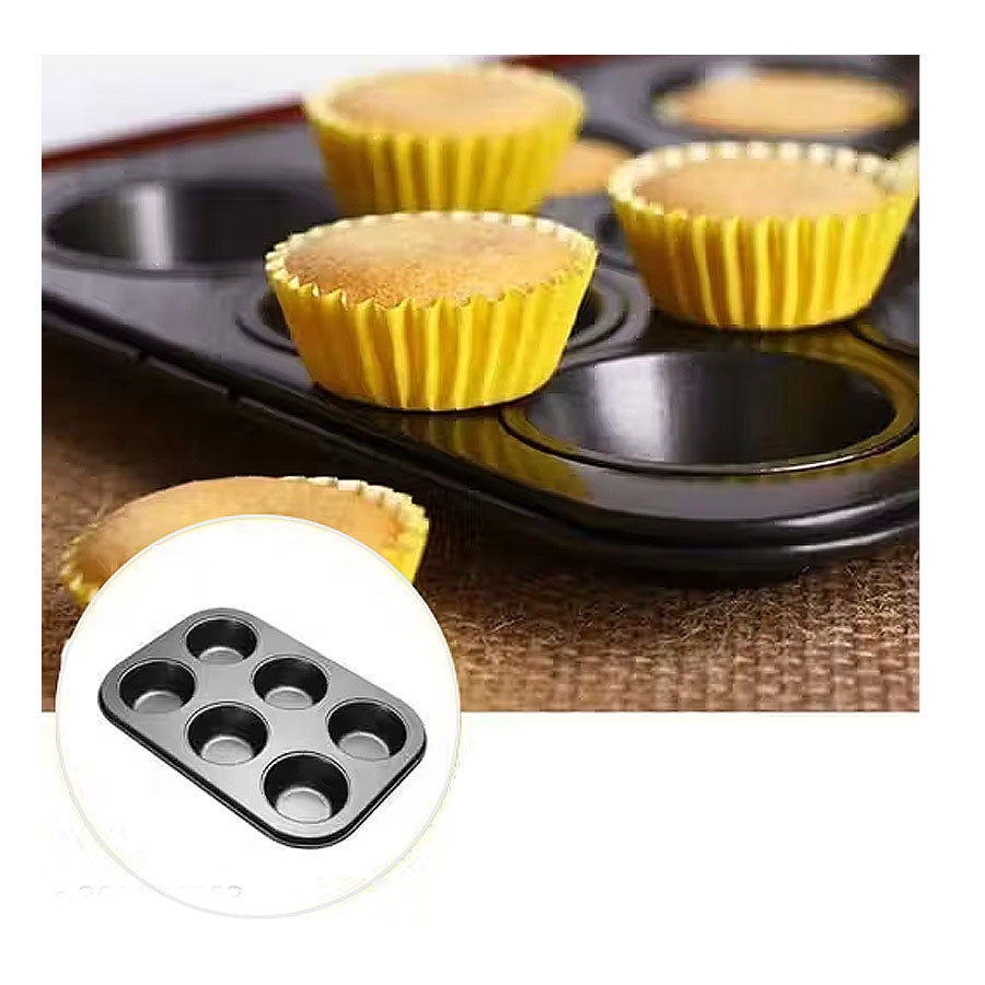 Cake Baking Combo 4 Pc set includes Round Cake Tin, Pizza Pan, Muffin Tray & Bred Loaf - 4 Pc Set