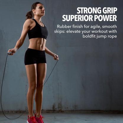 Skipping Rope for Men and Women Jumping Rope With Adjustable Height, Rassi Jumping for Exercise, Gym, Sports Fitness