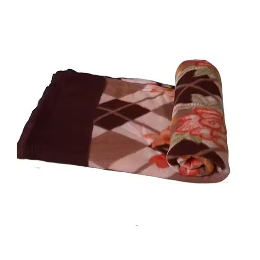 Single Bed Printed Fleece Blanket
