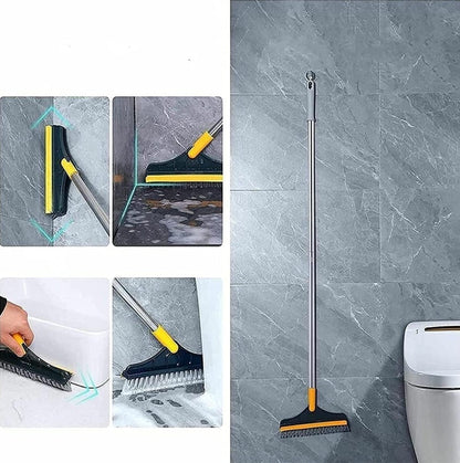 Generic  2 in 1 Scrape Floor Scrubbing Brush (Multicolor)