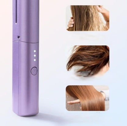 Generic Rechargeable Mini Hair Straightener (Multicolor)