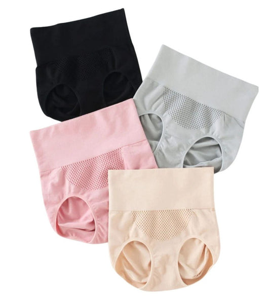 Generic Women's High-Waisted Briefs Free Size (Multicolor)