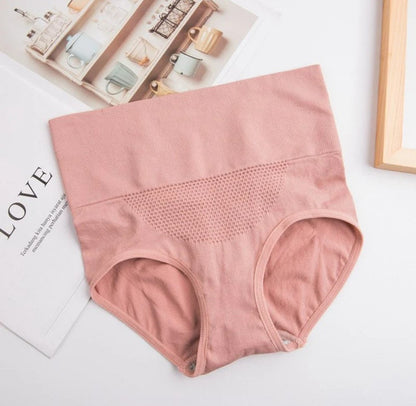 Generic Women's High-Waisted Briefs Free Size (Multicolor)