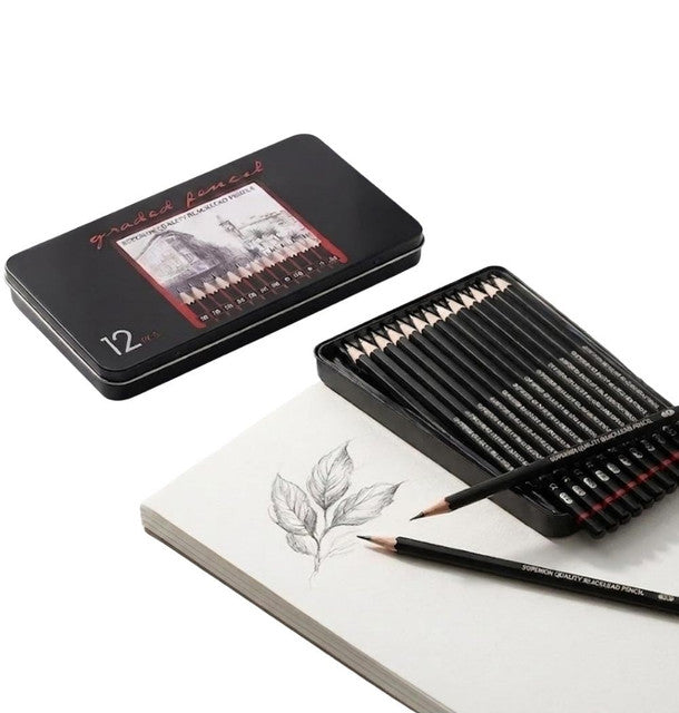Generic  12 pcs Art Pencil Kit Set (Black)