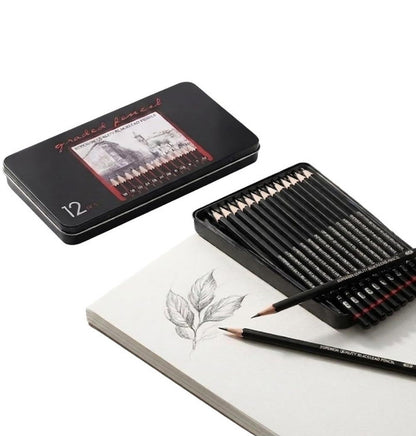 Generic  12 pcs Art Pencil Kit Set (Black)