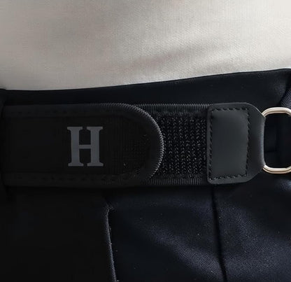 Generic Buckle Less Belt Pair (Black)