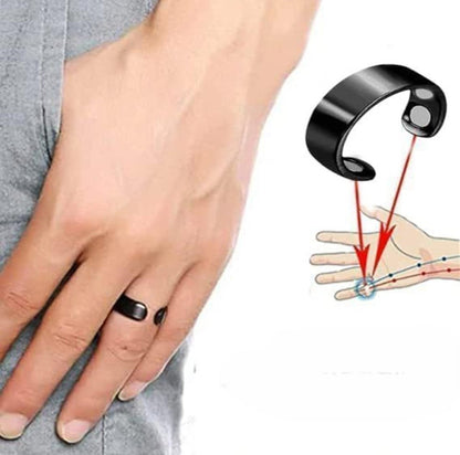 Generic Pack of 2 Beauty Therapy Blood Sugar Control Ring (Black)