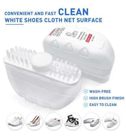 Generic  2 in 1 Shoe Cleaning Brush (White)