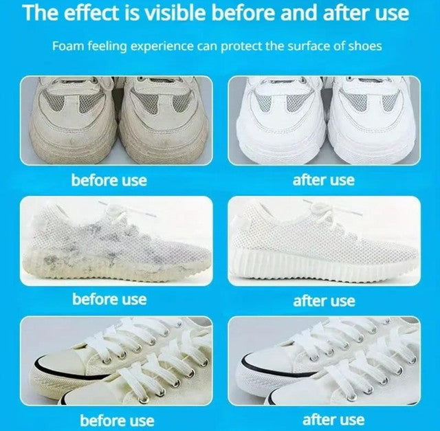 Generic  2 in 1 Shoe Cleaning Brush (White)