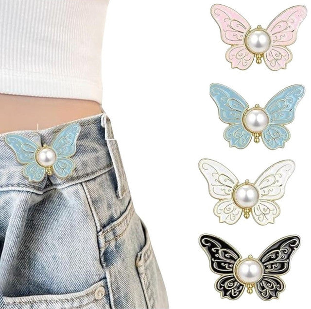 Generic Pack of 2 Jeans Clip Butterfly (Multicolor)