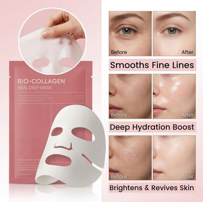 Generic Bio-Collagen Face Mask (Multicolor)