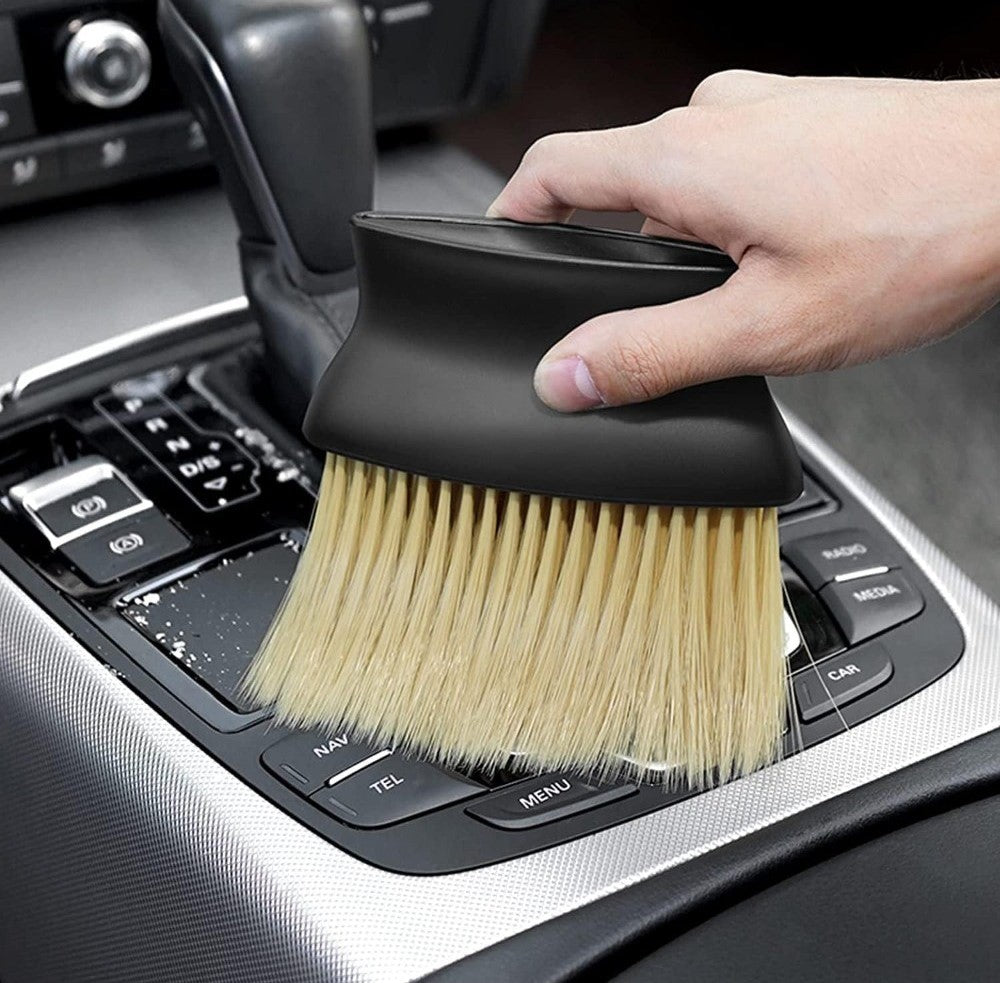 Generic Pack of 2 Car Dashboard Cleaning Brush (Black)