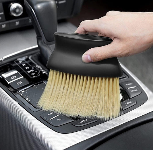 Generic Pack of 2 Car Dashboard Cleaning Brush (Black)