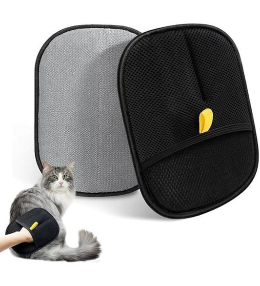 Generic Cat Dog Hair Remover Gloves (Black)