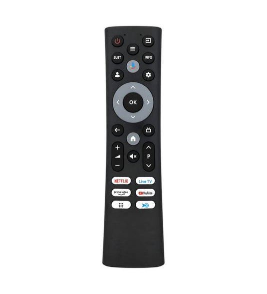 Generic TV Remote Control Model 1452 Compatible with Croma Smart LCD/LED TV, No Voice, Netflix & Prime Video Function (Black)