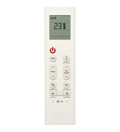 Generic AC Remote Control Model 356B Compatible with LG AC (White)