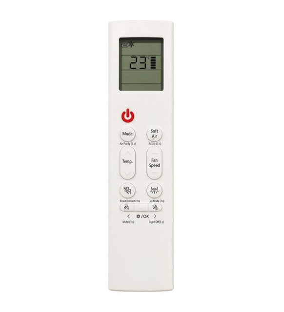 Generic AC Remote Control Model 356C Compatible with LG AC (White)