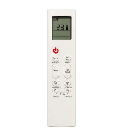 Generic AC Remote Control Model 356C Compatible with LG AC (White)