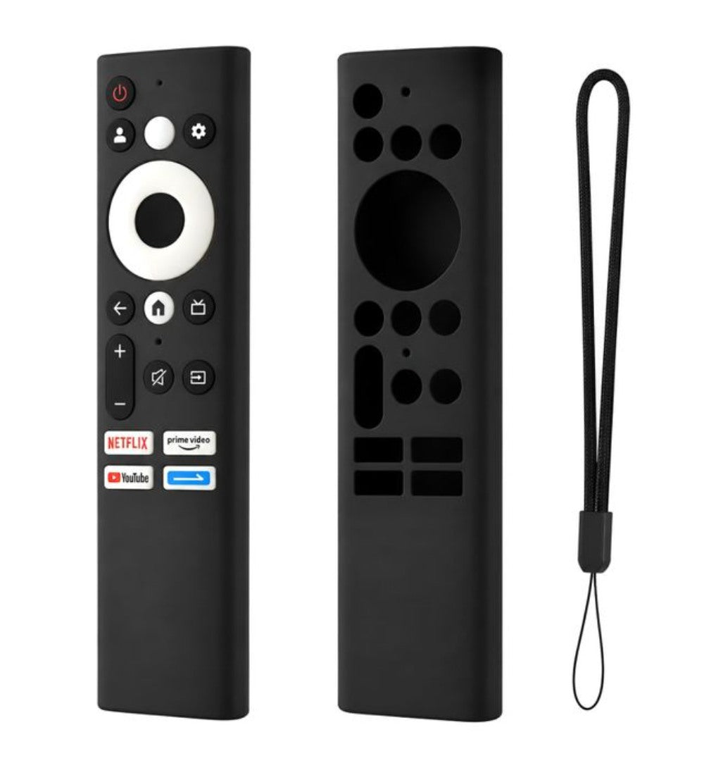 Generic Silicone Protective Cover for Skyworth Smart TV Remote � Soft Silicone Case Only (Black)