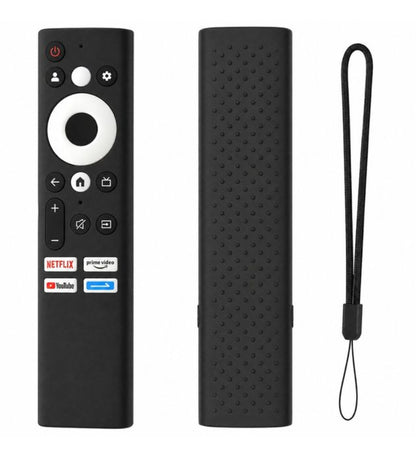 Generic Silicone Protective Cover for Croma Smart TV Remote � Soft Silicone Case Only (Black)