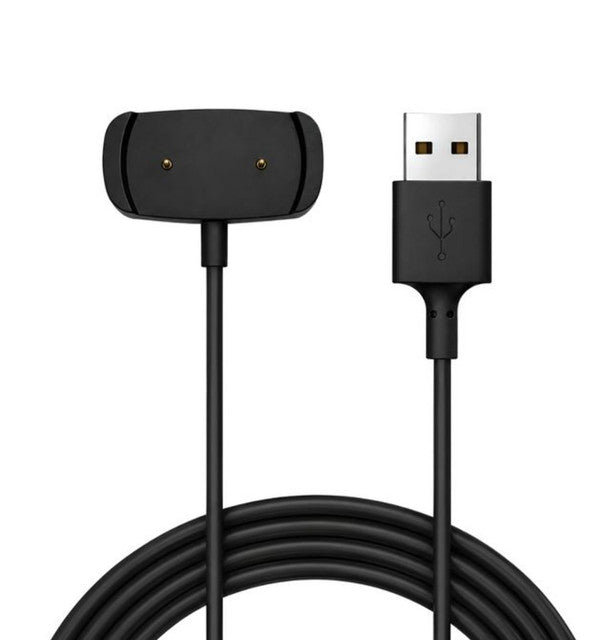 Generic Fast Magnetic Charger Cable Compatible with Amazfit GTR 2/GTR 2e/GTR 2 eSIM/GTS 2/GTS 2e/GTS 2 Mini/Bip U/Bip U Pro & Pop Pro Smartwatch, 1m (3.3 ft) (Black)