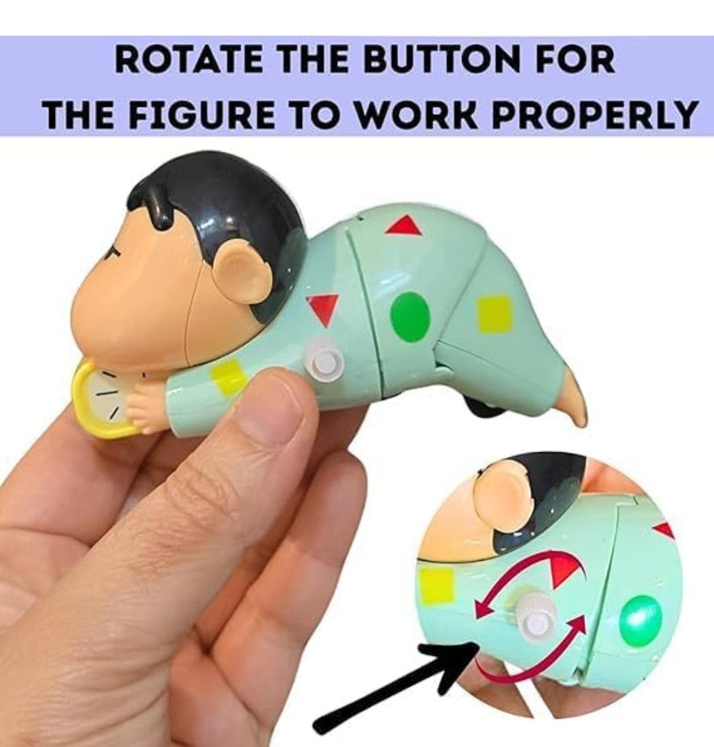 Generic Plastic Crawling Shinchan Toy (Multicolor)