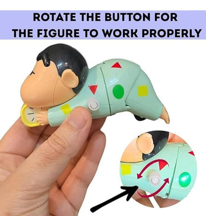 Generic Plastic Crawling Shinchan Toy (Multicolor)
