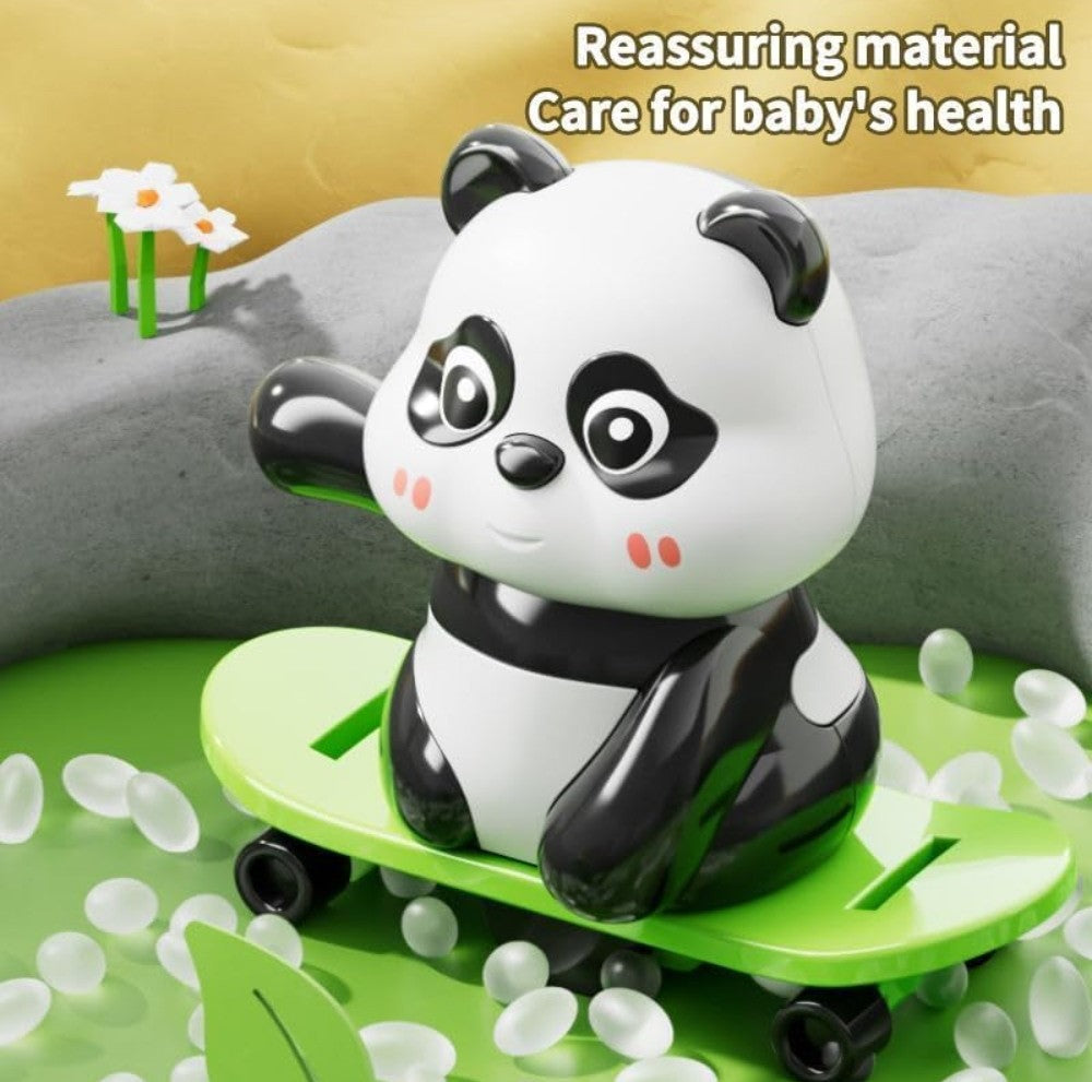 Generic Plastic Cute Panda Action Toy Set (Multicolor)