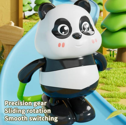 Generic Plastic Cute Panda Action Toy Set (Multicolor)