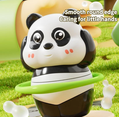 Generic Plastic Cute Panda Action Toy Set (Multicolor)