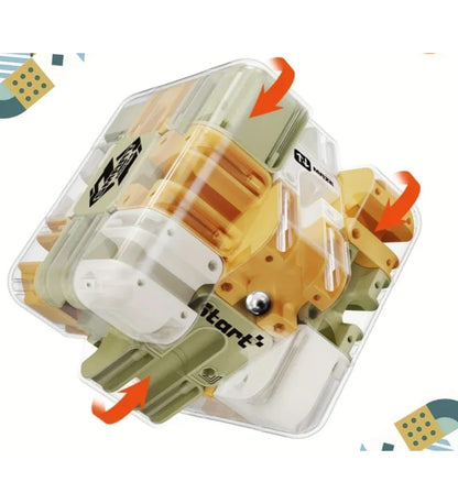 Generic Plastic Ball Rolling Cube (Multicolor)
