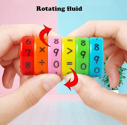 Generic Plastic & Magnet Magnetic Math Block Learning Toy (Multicolor)
