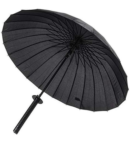 Generic Metal-Plastic Katana Umbrella (Black)
