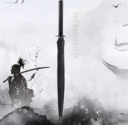 Generic Metal-Plastic Katana Umbrella (Black)