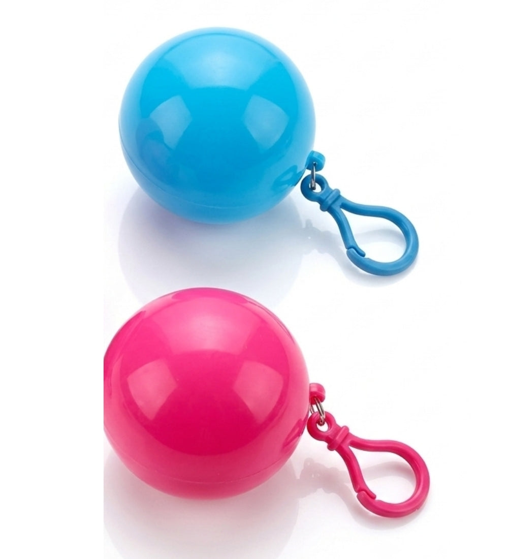 Generic Pack of 2 Plastic Raincoat Ball (Multicolor)
