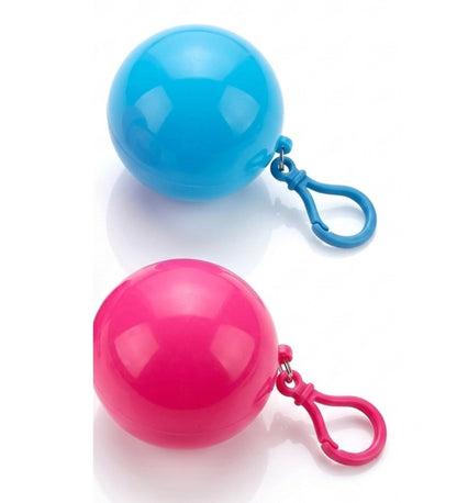 Generic Pack of 2 Plastic Raincoat Ball (Multicolor)