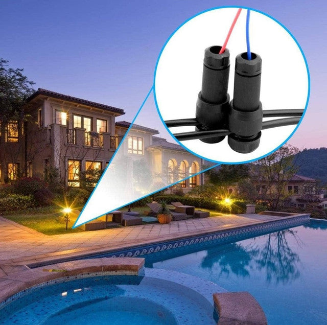 Generic Metal-Plastic Low Voltage Wire Connector 5 Pieces Set (Black)