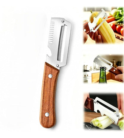 Generic Stainless Steel 3 In 1 Vegetable Peeler (Silver)