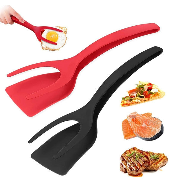 Generic Silicone 2-In-1 Kitchen Spatula (Multicolor)