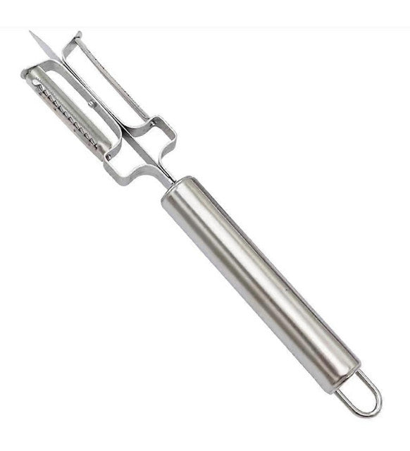 Generic Stainless Steel 3-In-1 Vegetable Peeler (Silver)