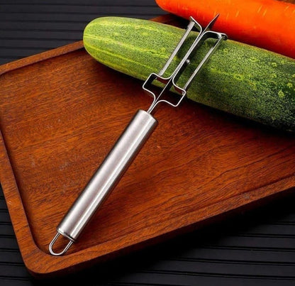 Generic Stainless Steel 3-In-1 Vegetable Peeler (Silver)