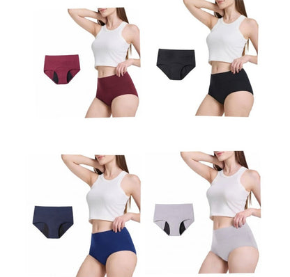 Generic Cotton Women's Period Panty S To 2XL (Multicolor)