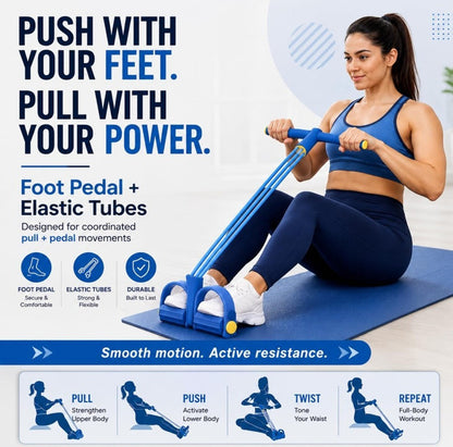 Generic Natural Rubber Pull Reducer Training Bands (Blue)