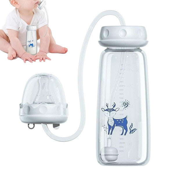 Generic Plastic Hands Free Feeding Bottle (Clear)