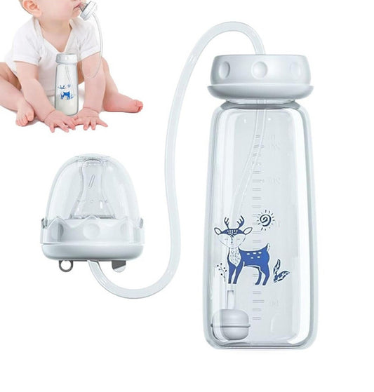 Generic Plastic Hands Free Feeding Bottle (Clear)