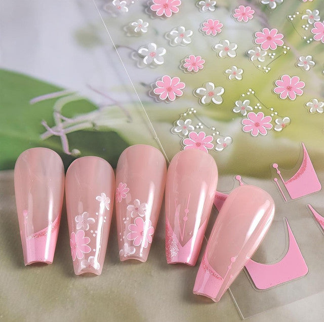 Generic Plastic Nail Art Stickers (Multicolor)
