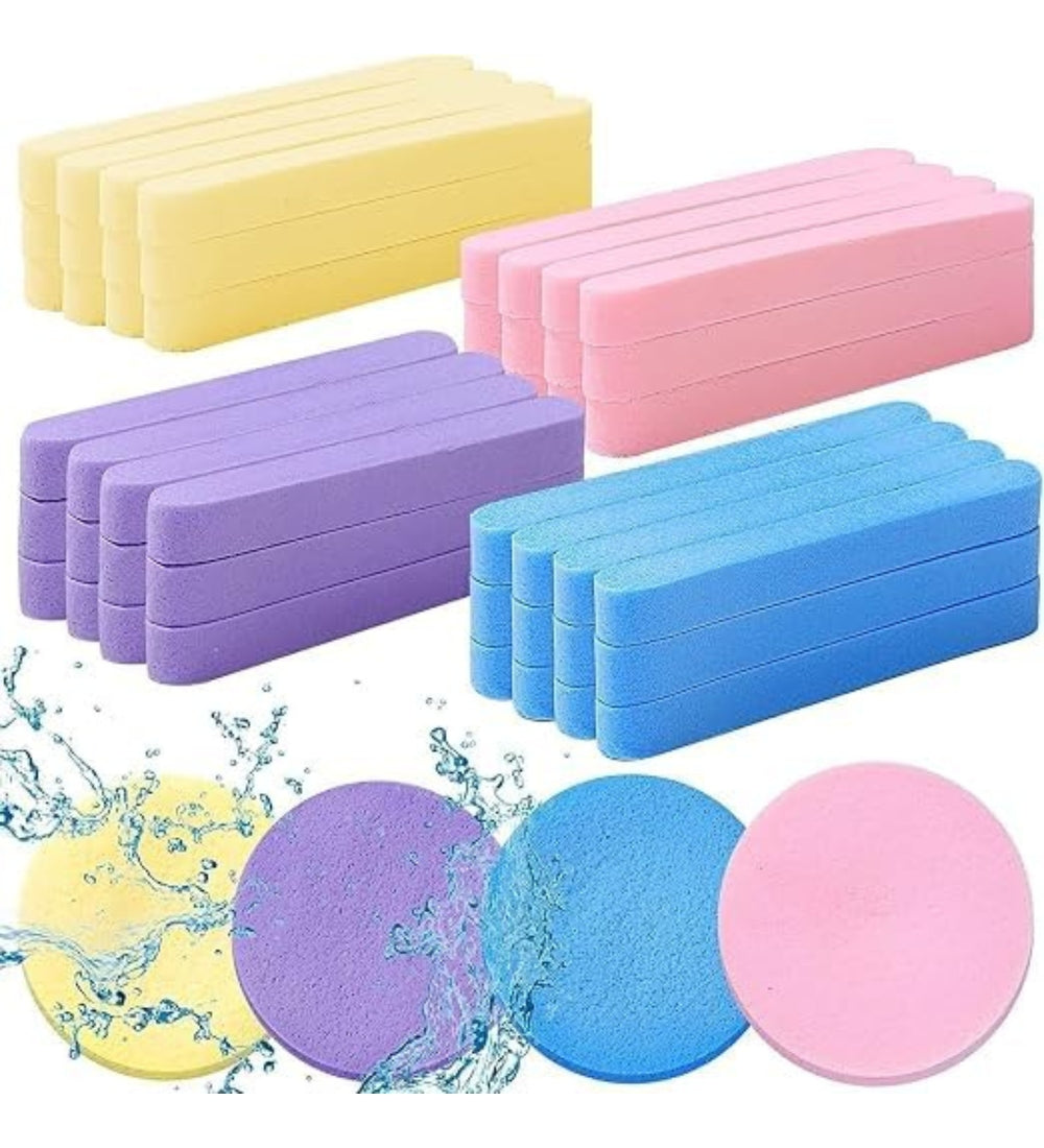 Generic Sponge Makeup Removal Sponge 12Pcs Set (Multicolor)